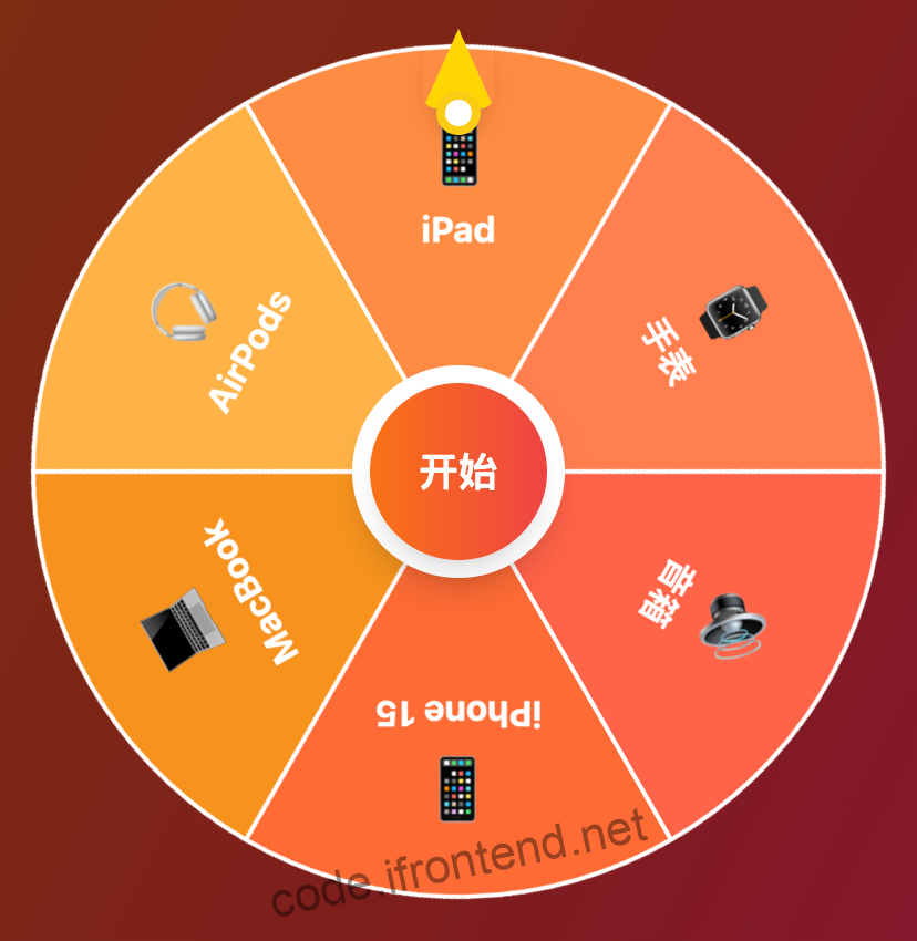 React 实现幸运大转盘抽奖游戏
