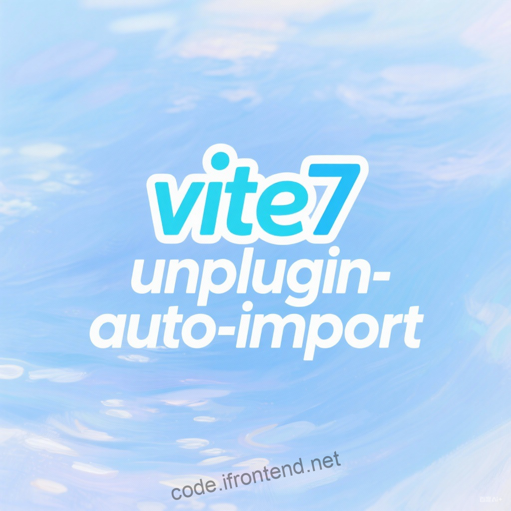 告别重复导入！Vite 7 + unplugin-auto-import 让 Vue 开发效率翻倍