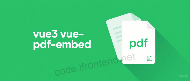 Vue 3 实战:从零到一用 vue-pdf-embed 打造功能齐全的 PDF 查看器